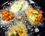 ブロッコリーと納豆の和風かき揚げ☆作り方4写真