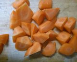 かぼちゃ キャベツの 簡単 トマトスープ作り方1写真