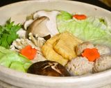 キヌア鶏団子でサラダちゃんこ豆乳鍋作り方6写真
