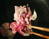 豚肉と高菜と厚揚げのさっと煮作り方3写真