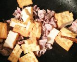 豚肉と高菜と厚揚げのさっと煮作り方4写真