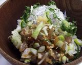 おつまみ♪お茶漬け♪万能鯵のたたき作り方4写真
