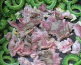 時短・簡単ゴーヤとふわふわ卵と肉の炒め物作り方8写真