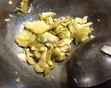 搾菜の野菜炒め作り方1写真