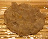 レンジで簡単　甘栗あんの蒸しようかん作り方3写真