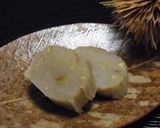 レンジで簡単　甘栗あんの蒸しようかん作り方5写真