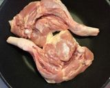 フライパンで簡単♡♥家族のローストチキン作り方4写真