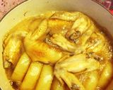 お酢で柔らか♡鶏手羽先と大根のさっぱり煮作り方4写真