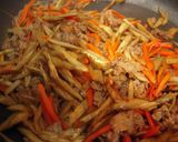 ＊牛肉とごぼうの炒め煮＊作り方5写真