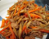 ＊牛肉とごぼうの炒め煮＊作り方7写真