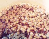 レンズ豆の黒糖ぜんざい作り方1写真