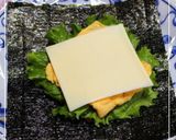 お弁当に★オムライスのおにぎらず作り方4写真