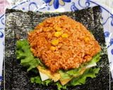 お弁当に★オムライスのおにぎらず作り方5写真
