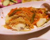 本格中華♪ たらのフリッター野菜あんかけ作り方10写真