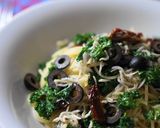 しらすとパセリ、オリーブのパスタ作り方5写真