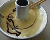 チョコレートマ−ブルシフォンケ−キ作り方5写真