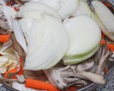 野菜たっぷりとろとろあんかけうどん作り方1写真