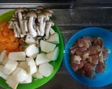 里芋のほっこり炊き込みご飯作り方1写真
