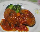 白菜☆チーズ入りハンバーグ♪作り方7写真