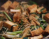厚揚げ豆腐とネギのえのき炒め作り方5写真