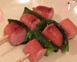 ウインナーとピーマンの串焼き作り方4写真