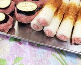 竹輪の磯辺揚げ肉詰め揚げ作り方2写真