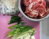豚こまのあっさり大葉ポン酢炒め作り方1写真