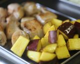 豚バラ肉とサツマイモの赤ワイン仕立て。作り方3写真