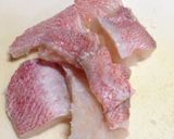 赤魚のフリット春菊ソテー和風タルタル添え作り方1写真