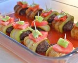 トルコ料理☆茄子巻きキョフテ作り方7写真