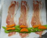 モロッコインゲンと人参の肉巻き作り方2写真