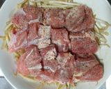 簡単レンチン♪鶏ももニンニクもやし！作り方3写真