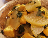 大根と油揚げの和風カレー煮作り方3写真