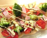 香ばしきな粉✼野菜たっぷり和トースト作り方5写真
