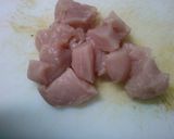 山東菜 もやし 鶏肉の 中華煮込みスープ作り方3写真