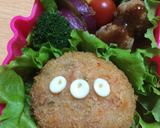 幼稚園 お弁当♡ライスコロッケくまちやん作り方3写真
