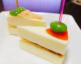 6Pチーズ△ケーキ〜お弁当の残り活用♪作り方4写真