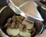 圧力鍋でとろける牛すじ大根作り方3写真