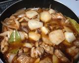 簡単☆鶏もも肉と大根の赤ワイン煮作り方4写真