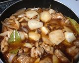 簡単☆鶏もも肉と大根の赤ワイン煮作り方4写真