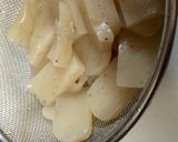 ヤーコンの豚肉炒め▱蒟蒻入り作り方3写真