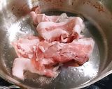 豆乳でクリーミー豚キムうどん作り方2写真