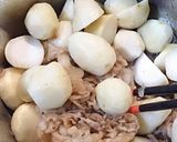 にんにく入り里芋と豚肉の煮物作り方3写真
