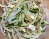 もやしとキュウリで簡単和え物作り方1写真
