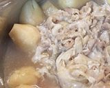 にんにく入り里芋と豚肉の煮物作り方5写真