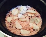 里芋とたらこの炊き込みご飯☆紫黒米玄米作り方7写真