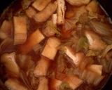 あげと白菜のお味噌汁♡簡単作り方4写真
