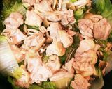 鶏もも肉と白菜のフライパン煮込み作り方5写真