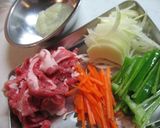 豚♡♥野菜の甘味噌焼き作り方1写真