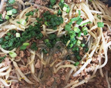 もやしと豚挽肉の濃く旨味噌炒め作り方4写真